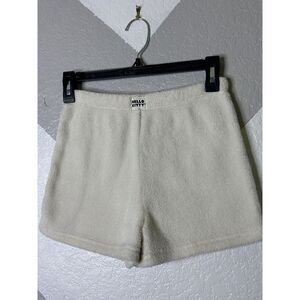 Hello Kitty Girls Fluffy Fleece Shorts Super soft size 10/12 Large